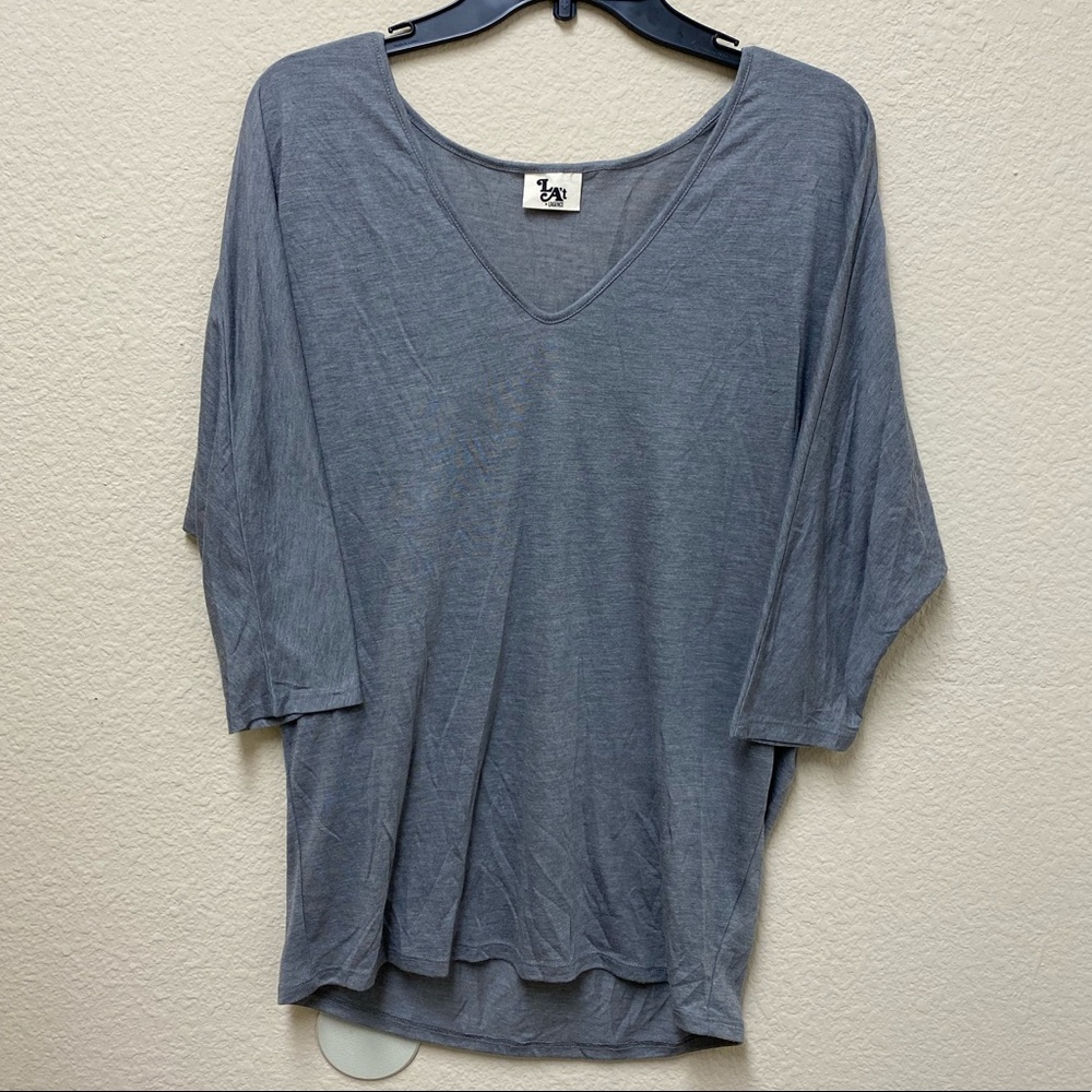 LA’t by L’agence Gray 3/4 Sleeve Size Medium EUC